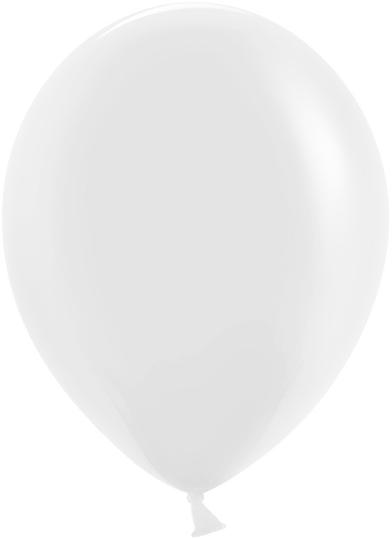 Шар (5''/13 см) Белый, пастель, 100 шт.